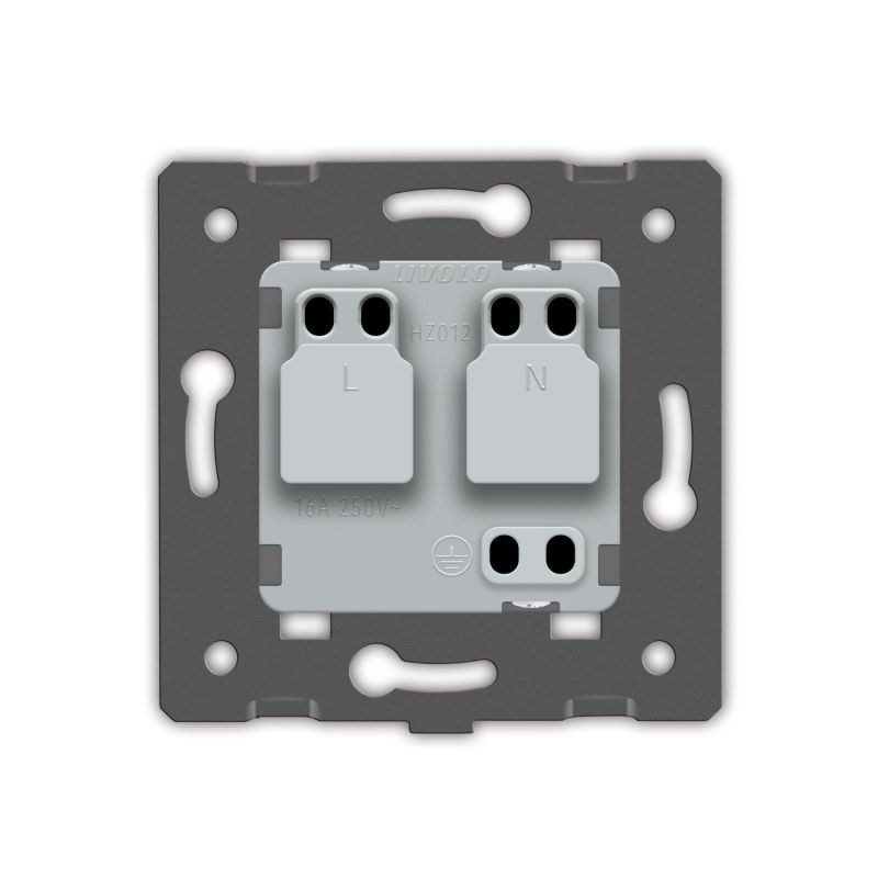 Розетка с зем. со шторками Livolo 724000111 белый - Фото №3