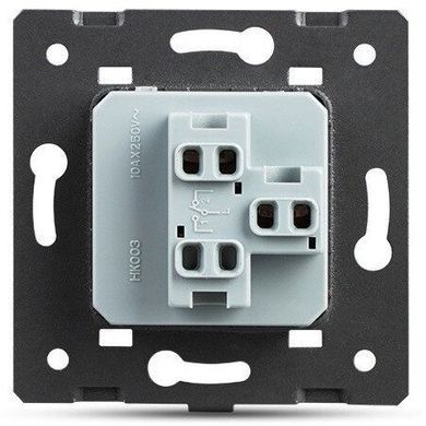 Выключатель одноклавишный Livolo C7-K1-13 золото - Фото №1