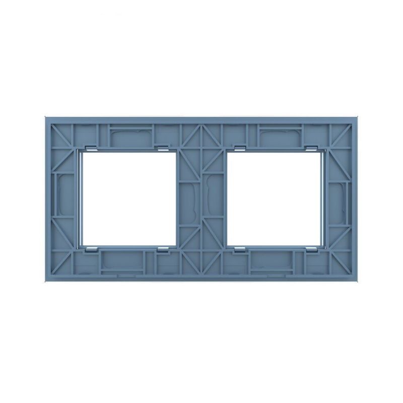 Рамка 2-місна Glass Livolo C7-SR/SR-19 блакитний - Фото №3