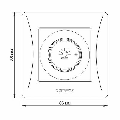  Диммер 600 Вт Videx Binera VF-BNDM600-SS серебряный шелк - Фото №4
