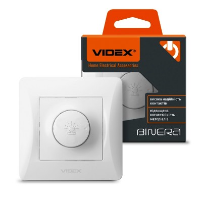  Диммер 600 Вт Videx Binera VF-BNDM600-W белый - Фото №1