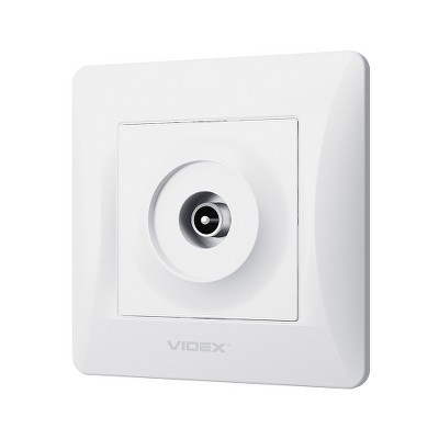  Розетка TV Videx Binera VF-BNSK1TVME-W белый - Фото №2