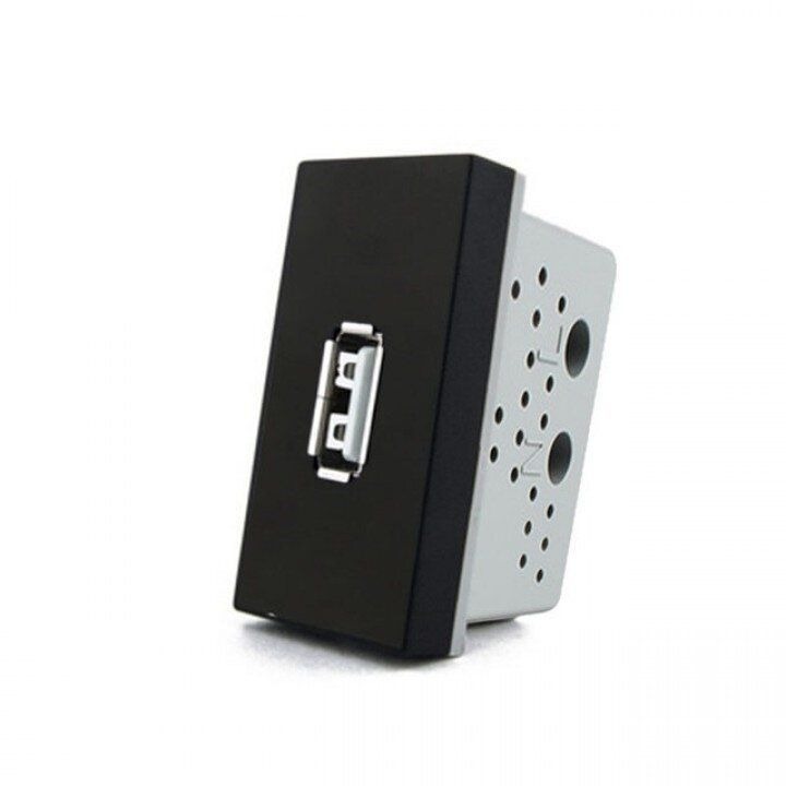 Розетка USB 2,1A Livolo 727600212 черный