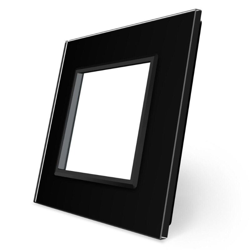 Рамка 1-місна Glass Livolo C7-SR-12 чорний