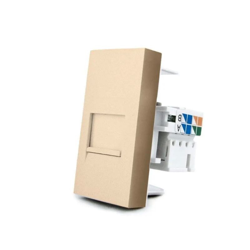 Розетка комп'ютерна кат. 6е Livolo 727100113 золото