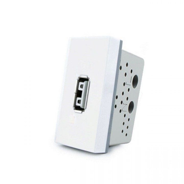 Розетка USB 2,1A Livolo 727600211 белый