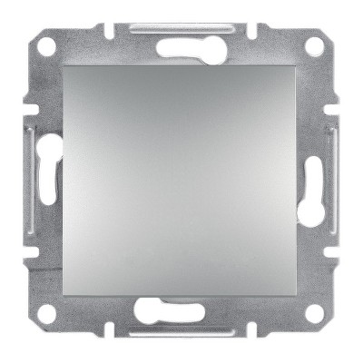 Выключатель одноклавишный IP44 Asfora Schneider EPH0100261 алюминий