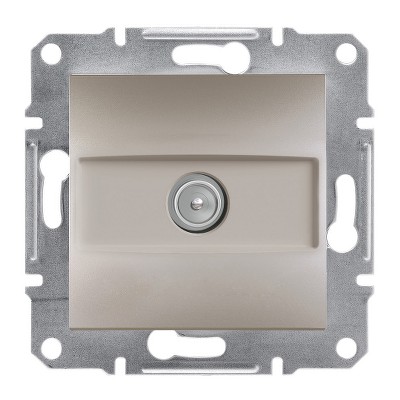 Розетка TV конечная Asfora Schneider EPH3200169 бронза