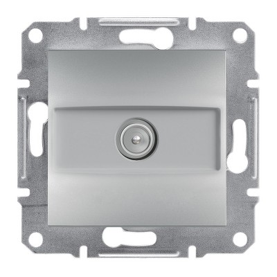 Розетка TV проходная Asfora Schneider EPH3200361 алюминий