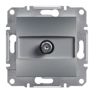 Розетка SAT конечная Asfora Schneider EPH3700162 сталь