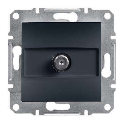 Розетка SAT конечная Asfora Schneider EPH3700171 антрацит