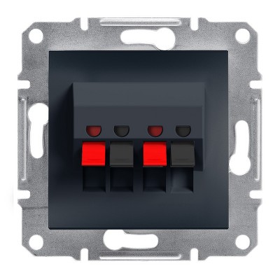 Аудиорозетка Asfora Schneider EPH5700171 антрацит