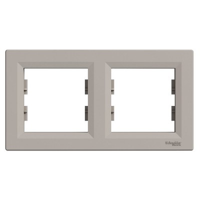 Рамка 2-местная Asfora Schneider EPH5800269 бронза