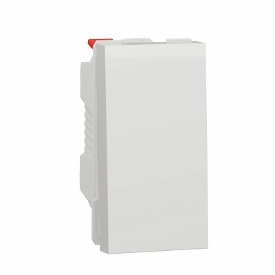 Переключатель одноклавишный, 1 модуль Unica NEW Schneider NU310318 белый