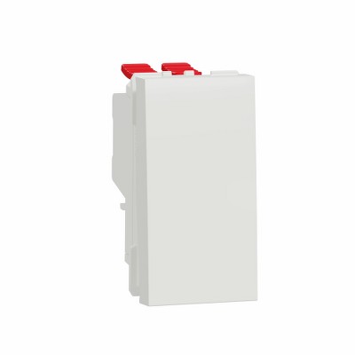 Переключатель одноклавишный перекрестный, 1 модуль Unica NEW Schneider NU310518 белый