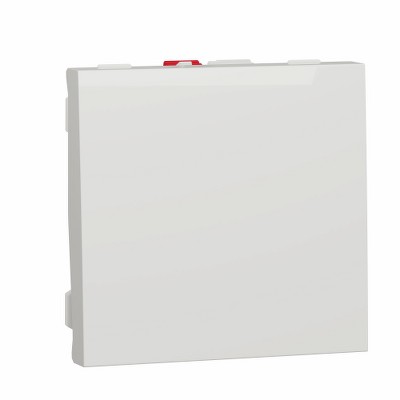 Выключатель одноклавишный, 2 модуля Unica NEW Schneider NU320118 белый