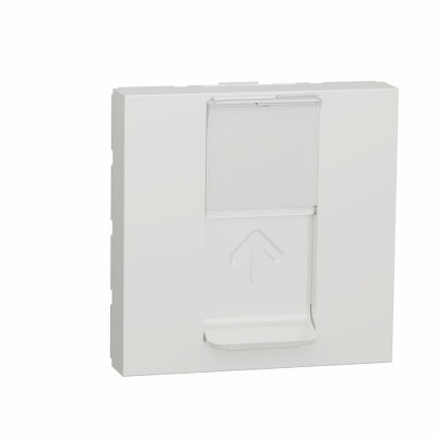 Розетка компьютерная RJ45, кат.5 UTP, 2 модуля Unica NEW Schneider NU341118 белый