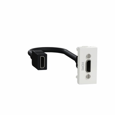 Розетка HDMI, 1 модуль Unica NEW Schneider NU343018 белый