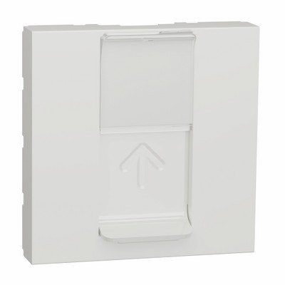 Лицевая панель RJ45 S-One 2 модуля Unica NEW Schneider NU941118 белый
