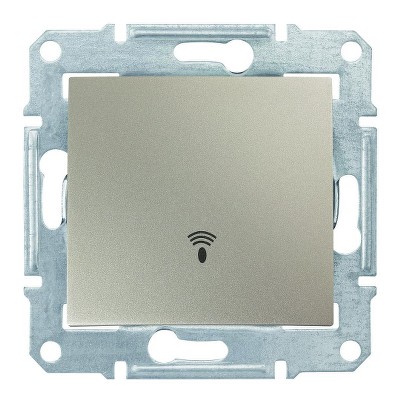 Переключатель двухклавишный Sedna Schneider SDN0800168 титан