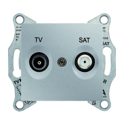 Розетка TV/SAT конечная Sedna Schneider SDN3401660 алюминий