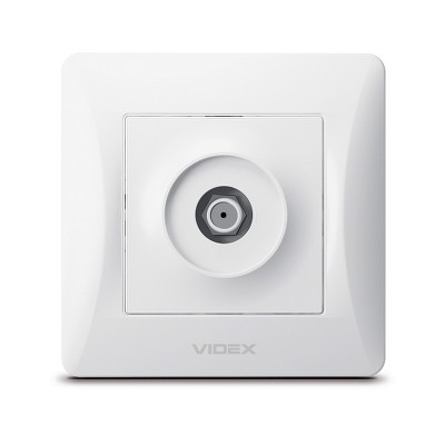  Розетка SAT Videx Binera VF-BNSK1SATE-W белый